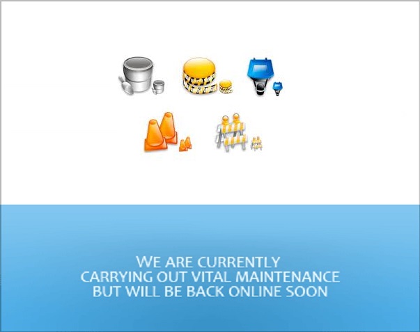 This site is under vital maintenance. Please check back soon.